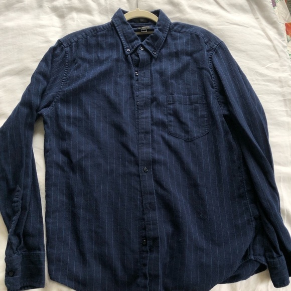 J. Crew Stripe Long Sleeve Button Down - Picture 1 of 3